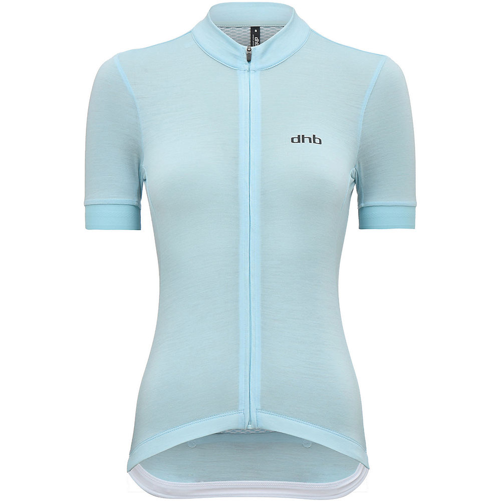 Maillot dhb Aeron Ultralight Merino Femme - Bleu pâle - UK 10, Bleu pâle