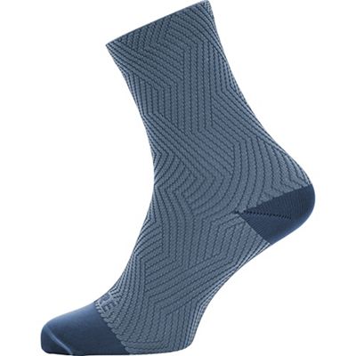 Chaussettes Gore C3 Optiline Mid - Deep Water Blue/Cloudy Blue