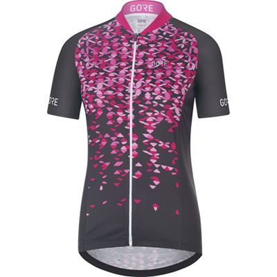 Maillot Gore C3 Petals Gore - Raven Brown-Raspberry Rose - XS