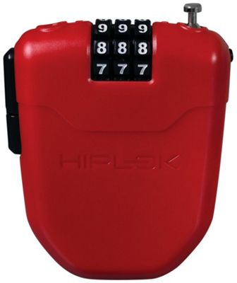Hiplok FX Bike Cable Lock - Red, Red