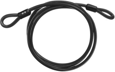LifeLine Extension Loop Bike Cable Lock - Black - Large}, Black