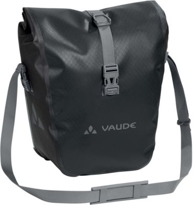 Vaude Aqua Front Pannier Bags (Pair) - Black - One Size}, Black