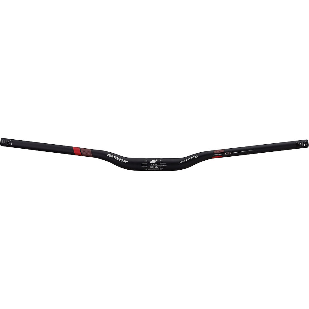 Guidon Spank Spike 35 Vibrocore 2018 - Noir - Rouge - 35.0mm, Noir - Rouge