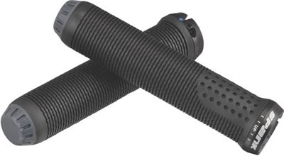 Spank SPIKE 30 Mountain Bike Handlebar Grips - Black - Grey - 145mm}, Black - Grey