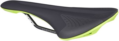 Spank SPIKE 160 Mountain Bike Saddle - Black - Green - 144mm Wide, Black - Green