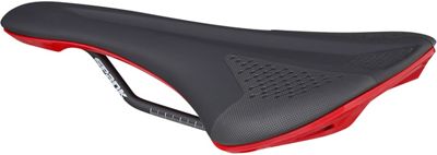 Spank SPIKE 160 Mountain Bike Saddle - Black - Red - 144mm Wide, Black - Red