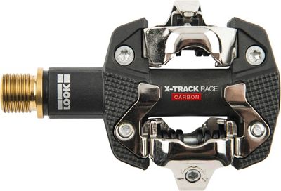 Look X-Track Race Carbon-Titanium MTB Pedals - Black, Black