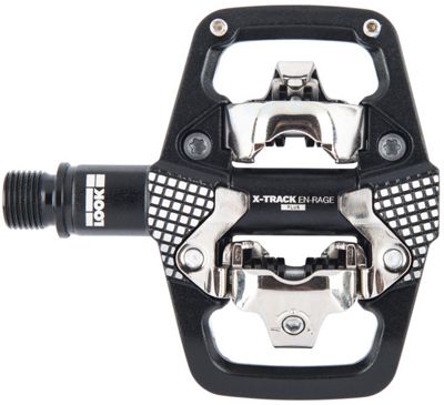 Look X-Track Rage Plus Clipless MTB Pedals - Black, Black