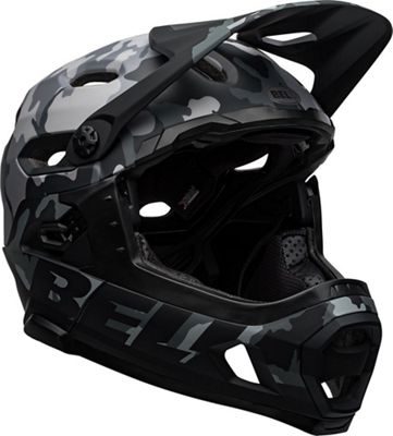 Bell Super DH MIPS Helmet - Black Camo 20 - L}, Black Camo 20