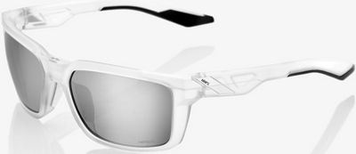 100% Daze - Hiper Sport Silver Mirror Lens  - Matte Translucent Crystal Clear, Matte Translucent Crystal Clear