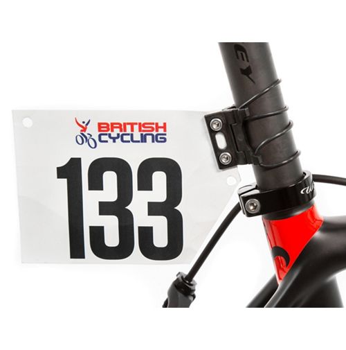 Corki Bike Race Number Holder Triathlon Number Plate and Tour de France Flag,Bike Number Mount for Team Sky and Cycling Racing