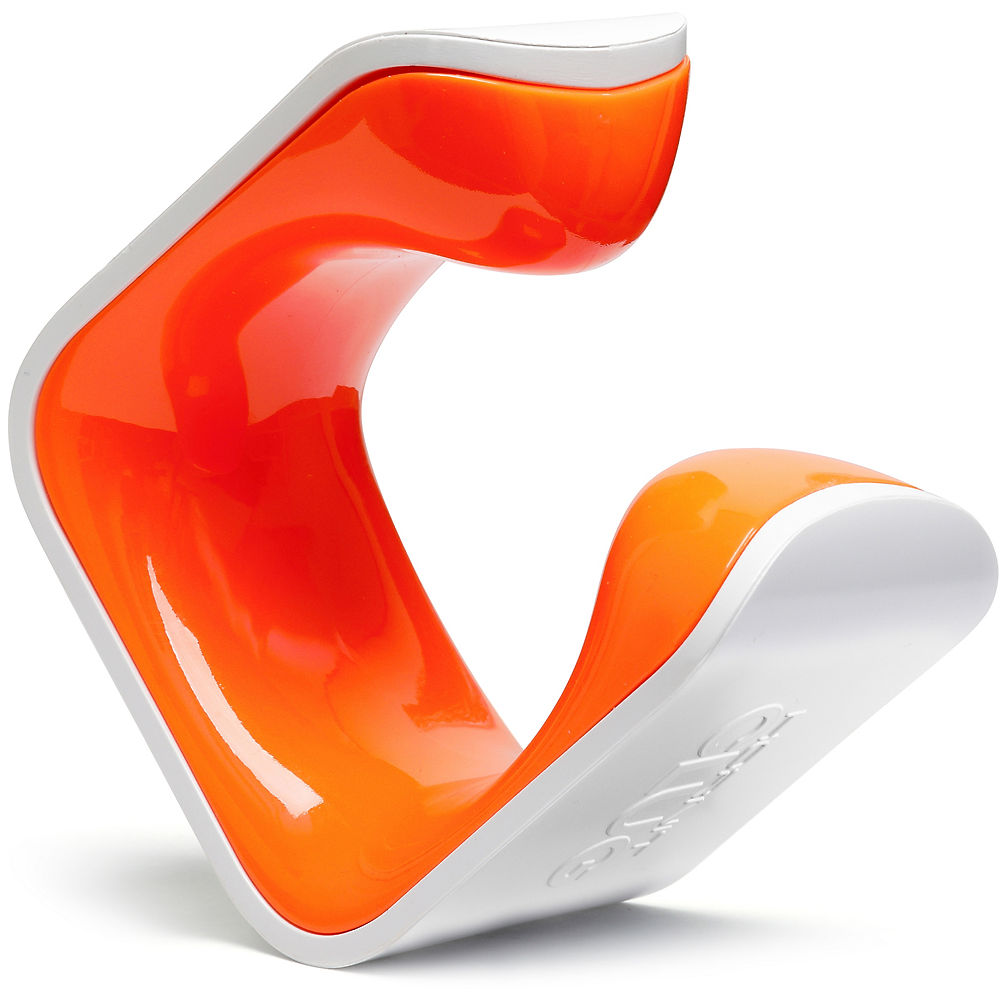 Porte-vélo Clug Hybrid - Blanc - Orange, Blanc - Orange