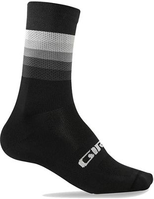 Giro Comp Racer High Rise Socks - Black Heatwave - S}, Black Heatwave