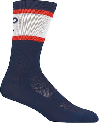 Giro Comp Racer High Rise Socks - Midnight Retro - S}, Midnight Retro