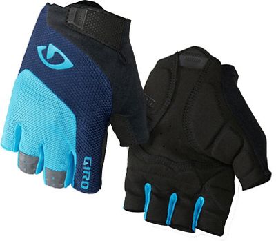 Giro Bravo Gel Short Finger Gloves - Blue - XL}, Blue