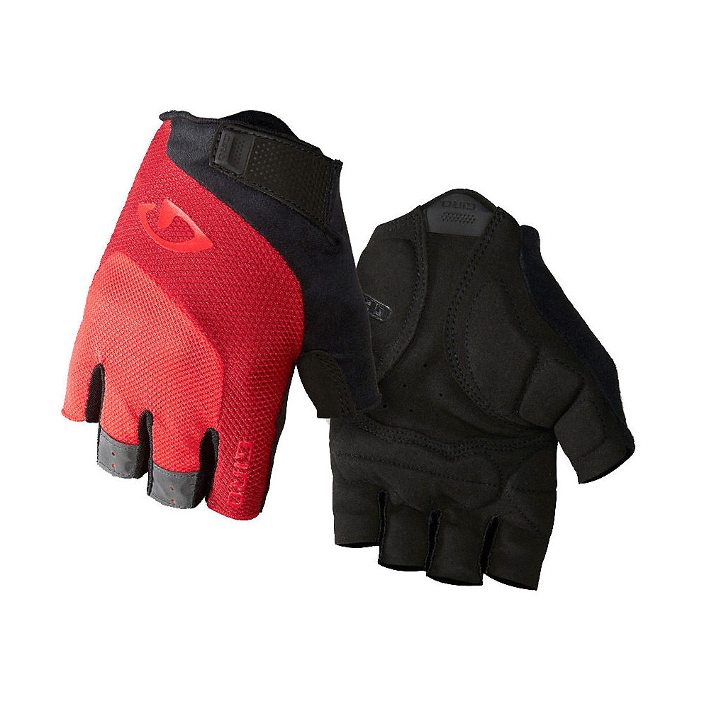Giro Bravo Gel Short Finger Gloves - Bright Red - XL}, Bright Red