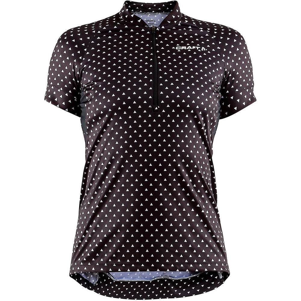 Maillot Craft Velo Art femme - Noir - blanc