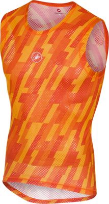 Maillot de corps Castelli Pro Mesh (sans manches) - Orange - XS