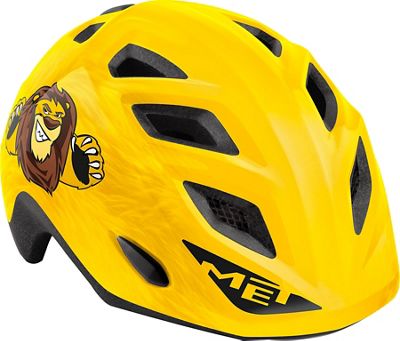 Casco bambini MET Genio 2018 - Yellow Lion-Glossy - One Size, Yellow Lion-Glossy