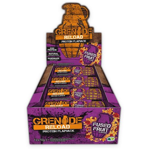 The Grenade flapjacks are handmade in a local bakery in the UK and packed f...