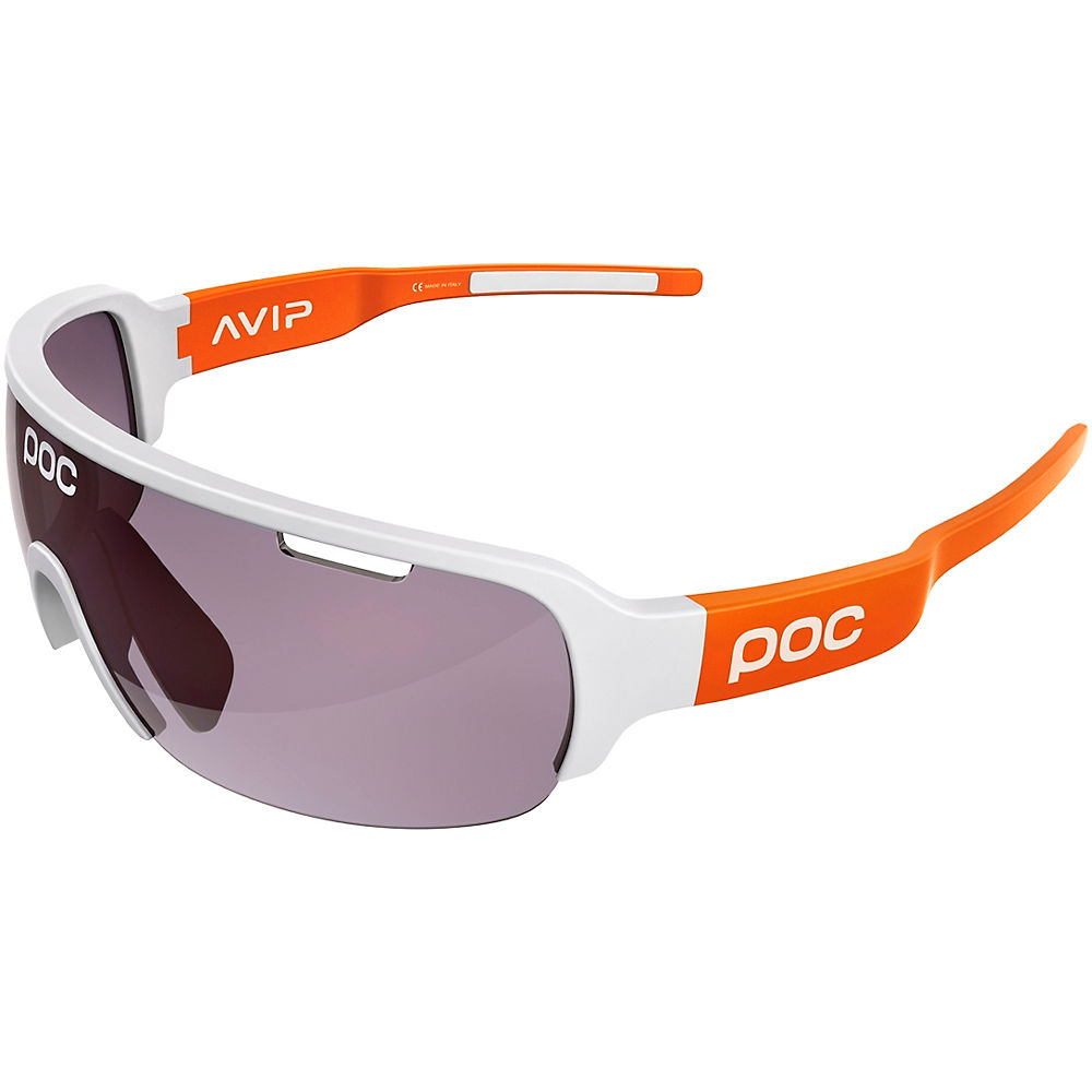 Lunettes de soleil POC Do Half Blade Clarity AVIP - Blanc hydrogène - Orange zinc