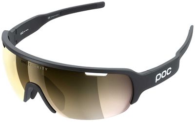 POC Do Half Blade Clarity AVIP Sunglasses - Uranium Black- Gold Mirror, Uranium Black- Gold Mirror