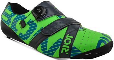 Chaussures route Bont riot+ (boa) - lime/charcoal - eu 38, lime/charcoal