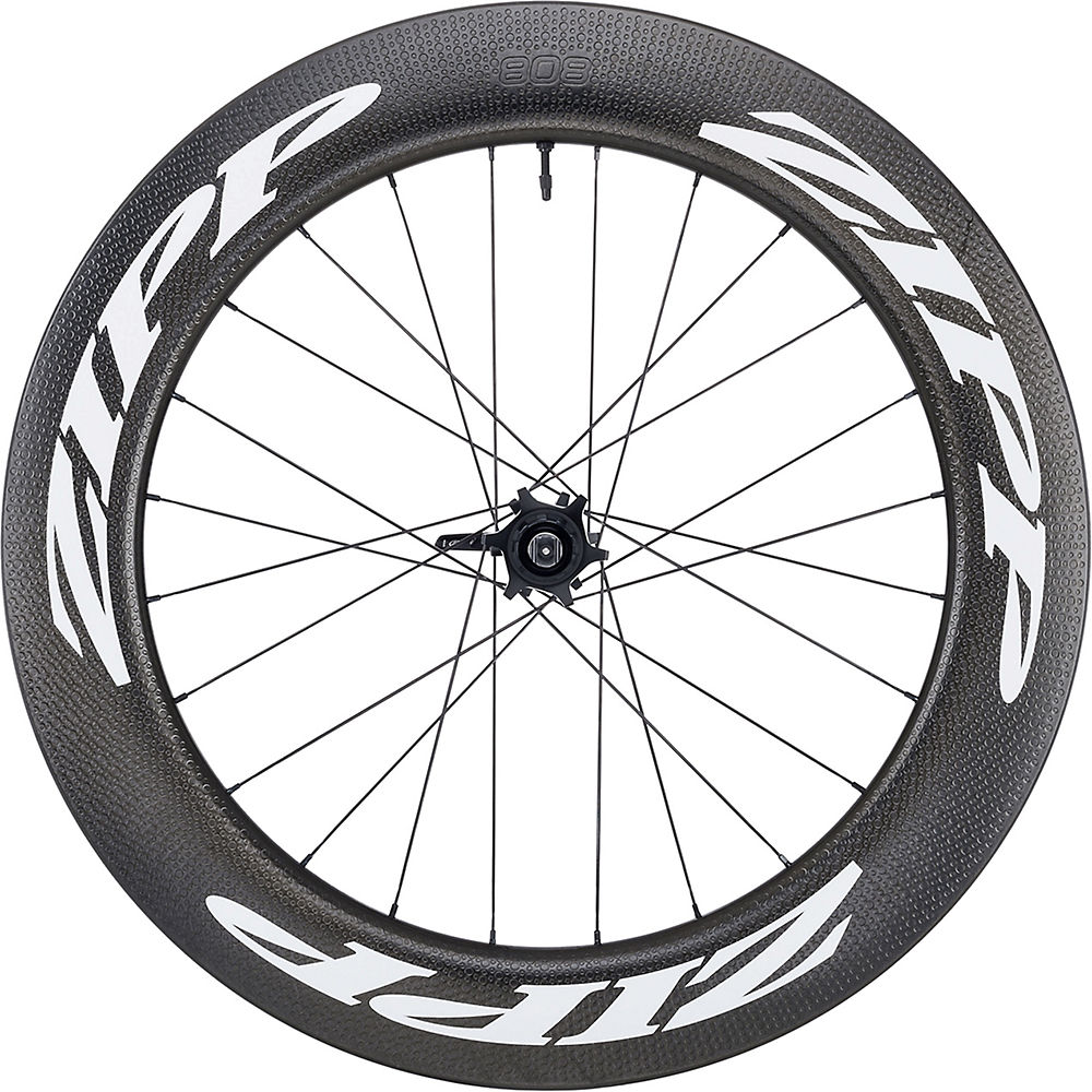 Roue arrière à disque Zipp 808 Firecrest Carbone - Noir - QR & 12 x 142mm Axle