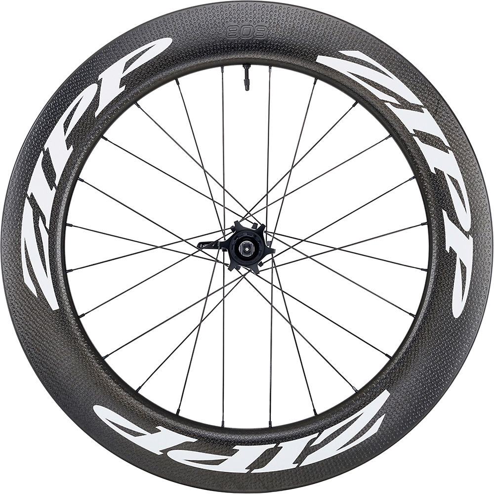 Roue arrière à disque Zipp 808 Firecrest Carbone - Blanc - QR & 12 x 142mm Axle