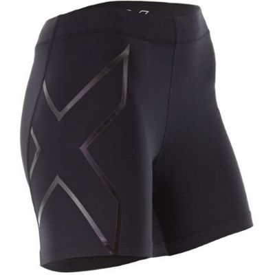 Pantaloncini donna 2XU Core a compressione (12,7cm)  - Black-Nero - XS, Black-Nero