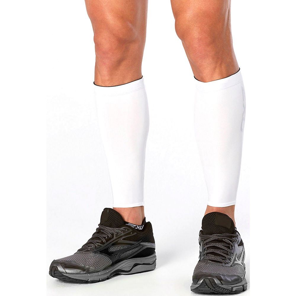 Compression de mollets 2XU - Blanc, Blanc