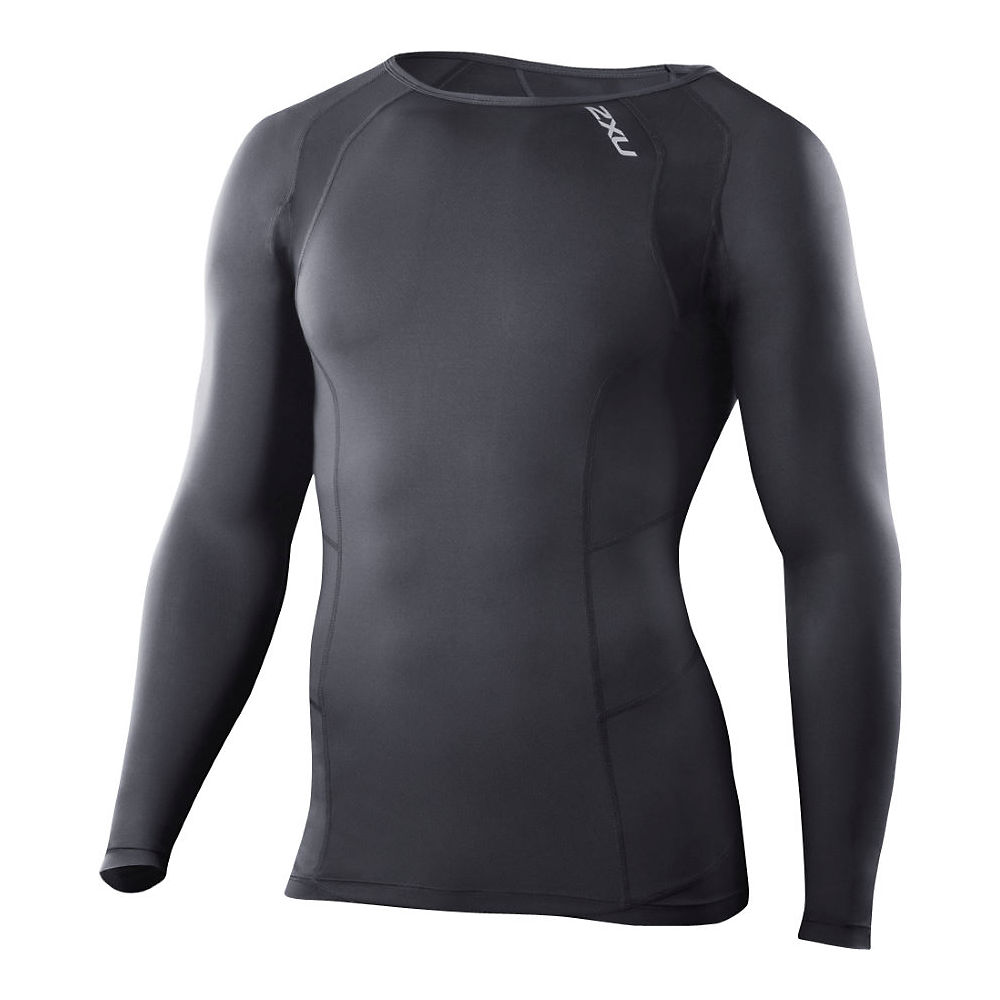Compression à manches longues 2XU Core - Noir argent - XL