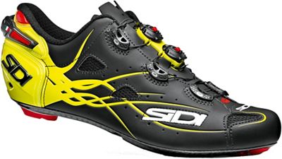 Chaussures de route Sidi Shot Matt 2018 - Matt Black/Yellow Fluo - EU 46
