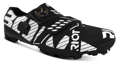 Bont Riot MTB+ (BOA) Cycling Shoe - Matte Black-White - EU 40}, Matte Black-White