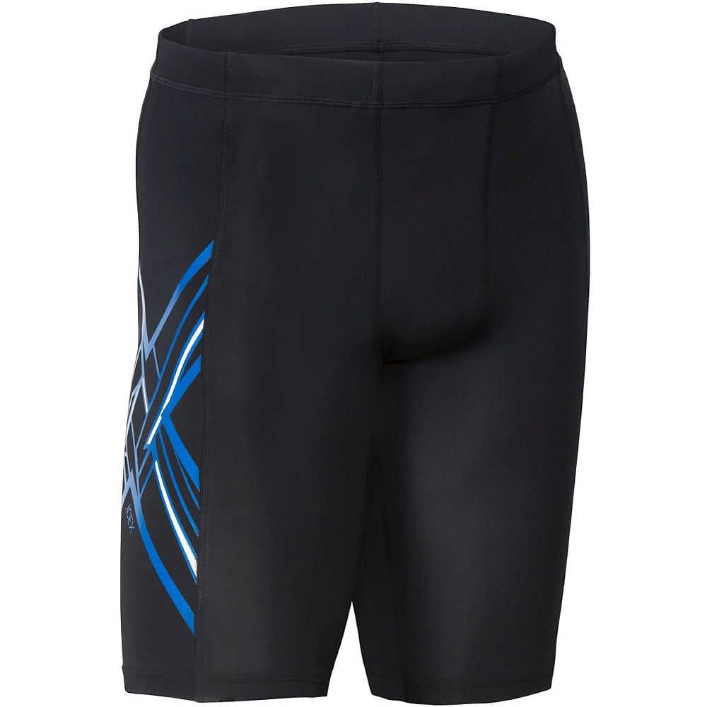 Cuissard court 2XU Ice X Compression - Black-Lapis Blue White - XXL, Black-Lapis Blue White