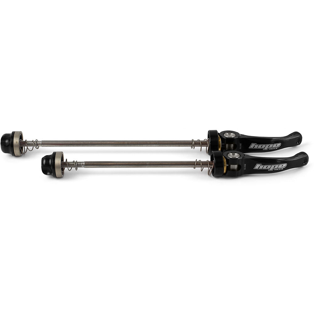 Hope Steel Rod Road Quick Release Skewer Set - Black - 100mm & 130mm}, Black