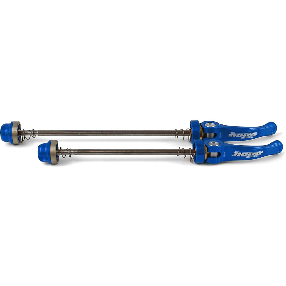 Hope Steel Rod Road Quick Release Skewer Set - Blue - 100mm & 130mm}, Blue