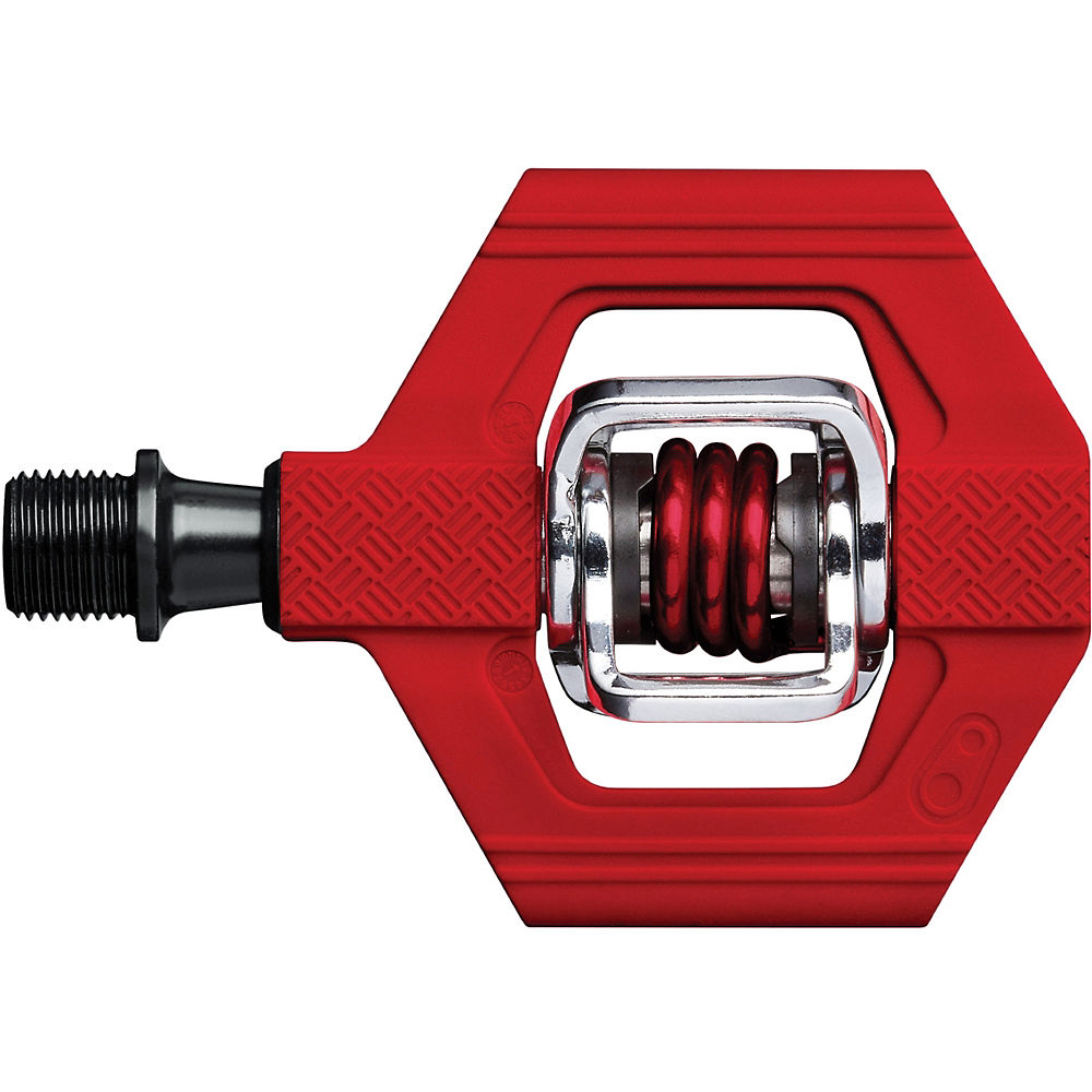 crankbrothers Candy 1 Clipless Mountain Bike Pedals - Red, Red