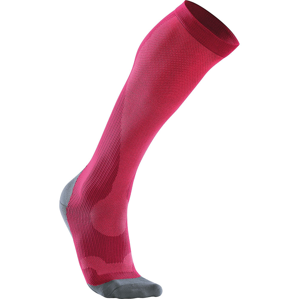 Chaussettes 2XU Performance Femme - Hot Pink-Grey - L