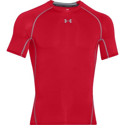 T-shirt Compression Under Armour HeatGear Armour - Rouge - XXL