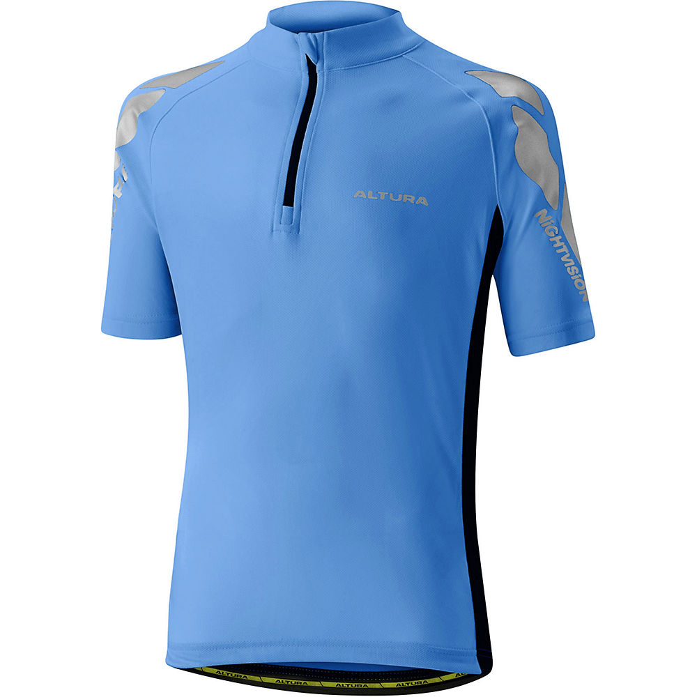 Maillot Altura Night Vision Enfant - Bleu-Black - 7-8 years