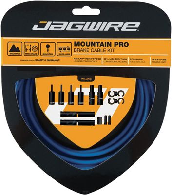 Jagwire Mountain Pro MTB Brake Cable Kit - Sid Blue, Sid Blue