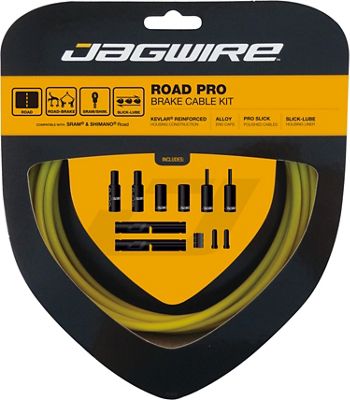 Jagwire Road Pro Brake Kit - Yellow, Yellow