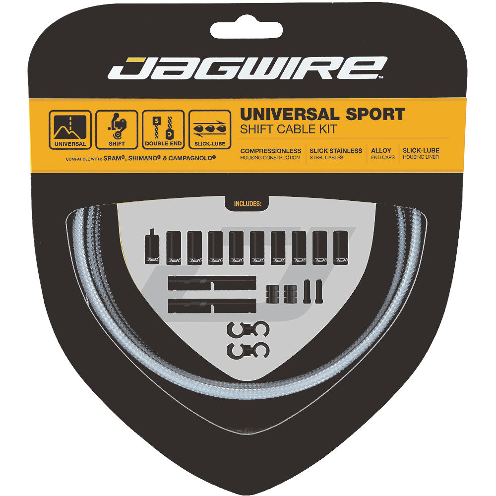 Kit Cables Jagwire Universal Sport - Stirling Silver - 1500mm + 2300mm + 2700mm