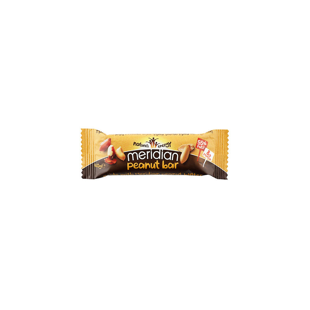 Barre cacahuètes Meridian (18 x 40g), n/a