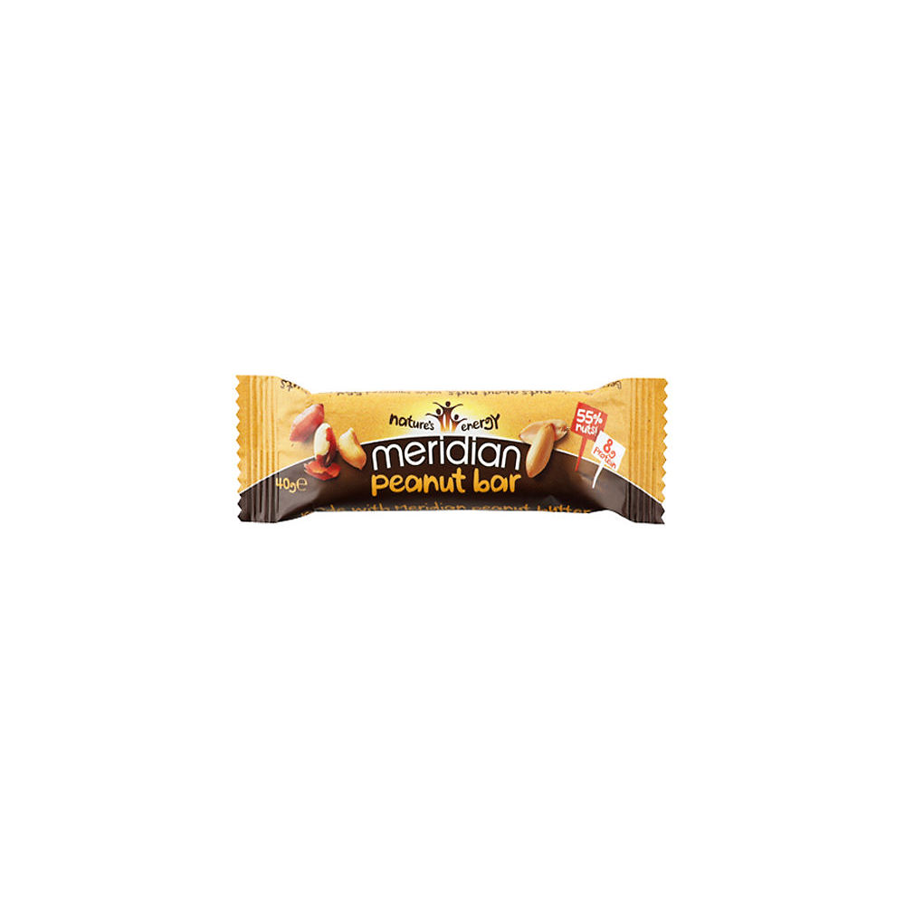 Barre cacahuètes Meridian (18 x 40g)