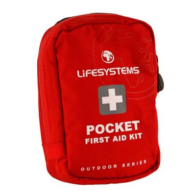 Lifesystems Pocket First Aid Kit - Red, Red