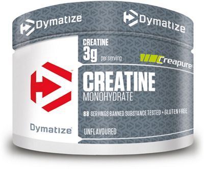 Bote de monohidrato de creatina Dymatize (300 gr)