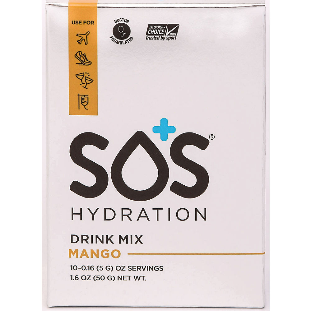 Boisson d'hydratation SOS Rehydrate SOS Mango Electrolyte (20x4.6g) - 20 x 4.6g