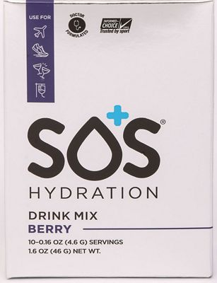 Boisson d'hydratation SOS Rehydrate SOS Berry Electrolyte (20x4.6g) - 20 x 4.6g